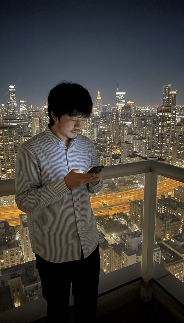 City Balcony Night