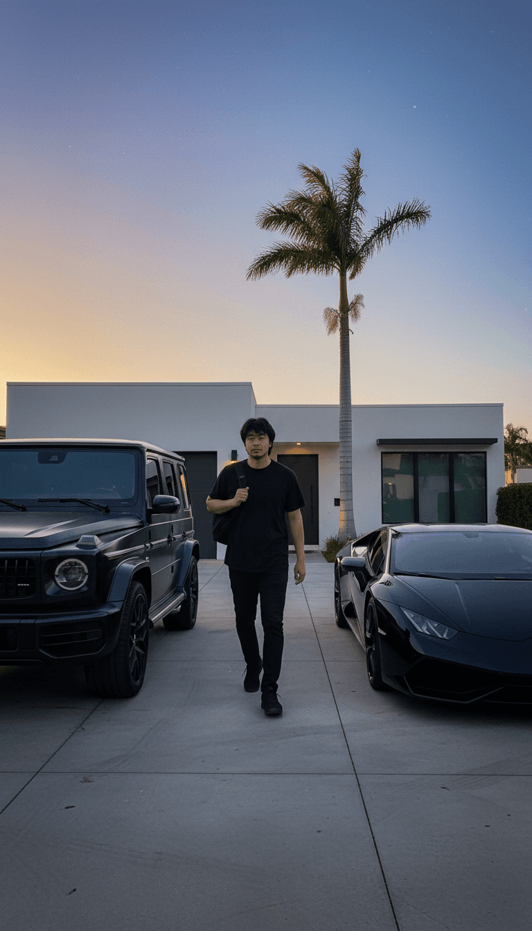 G-Wagon Lambo Driveway